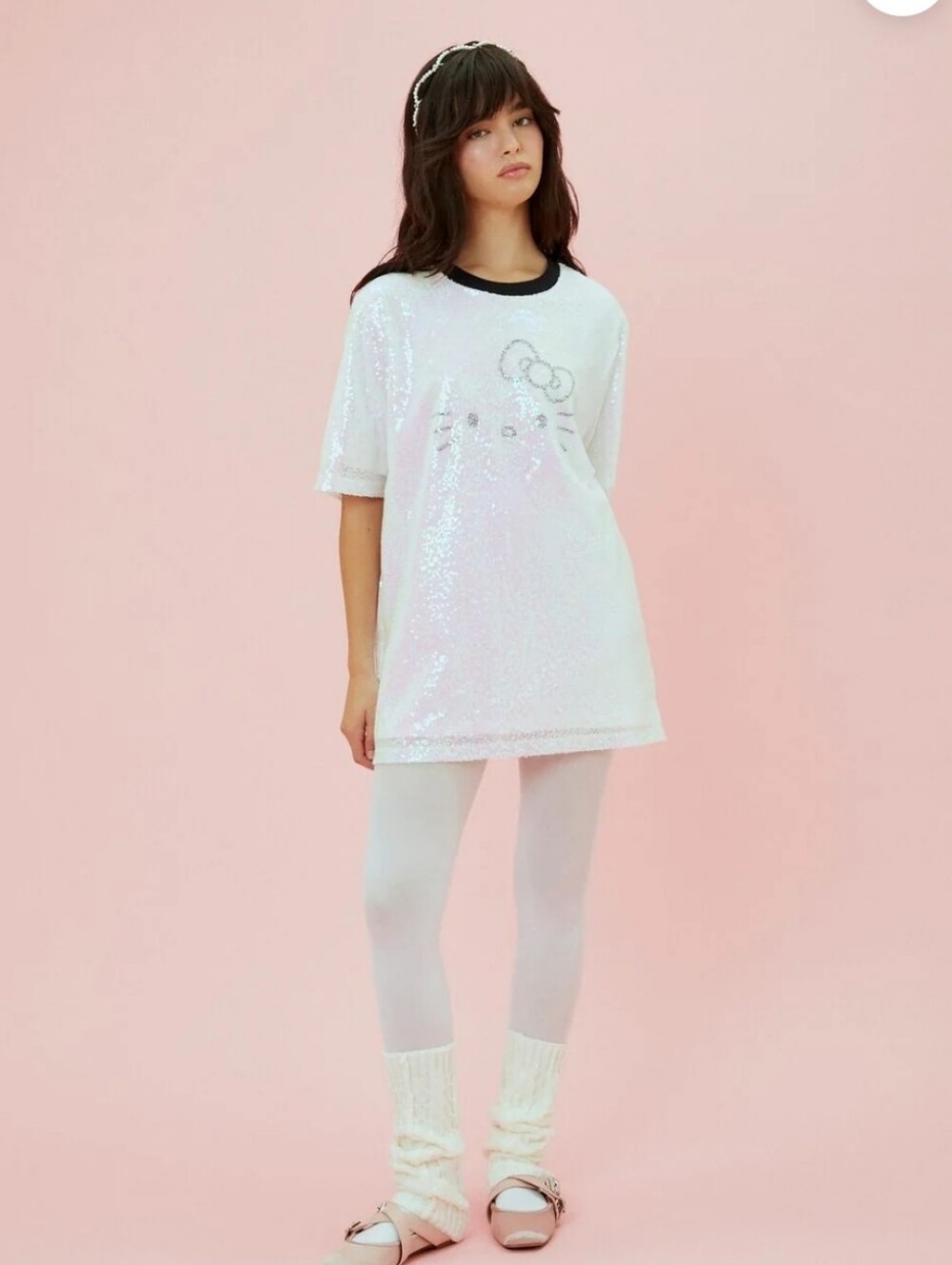 Sequin Hello Kitty T-Shirt Dress